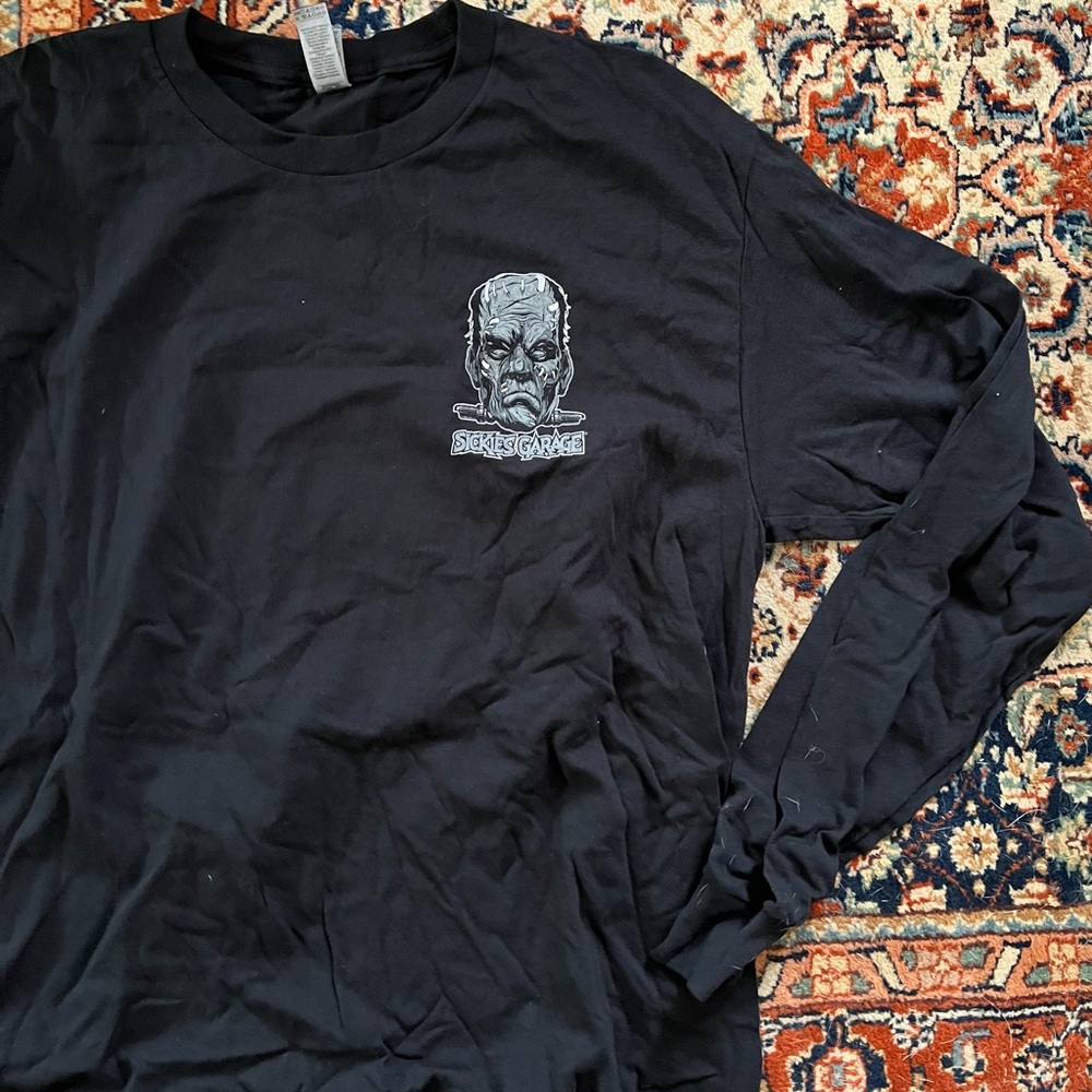 Black Long Sleeve Graphic Tee